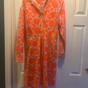 BODEN Orange Women's Dress NWT